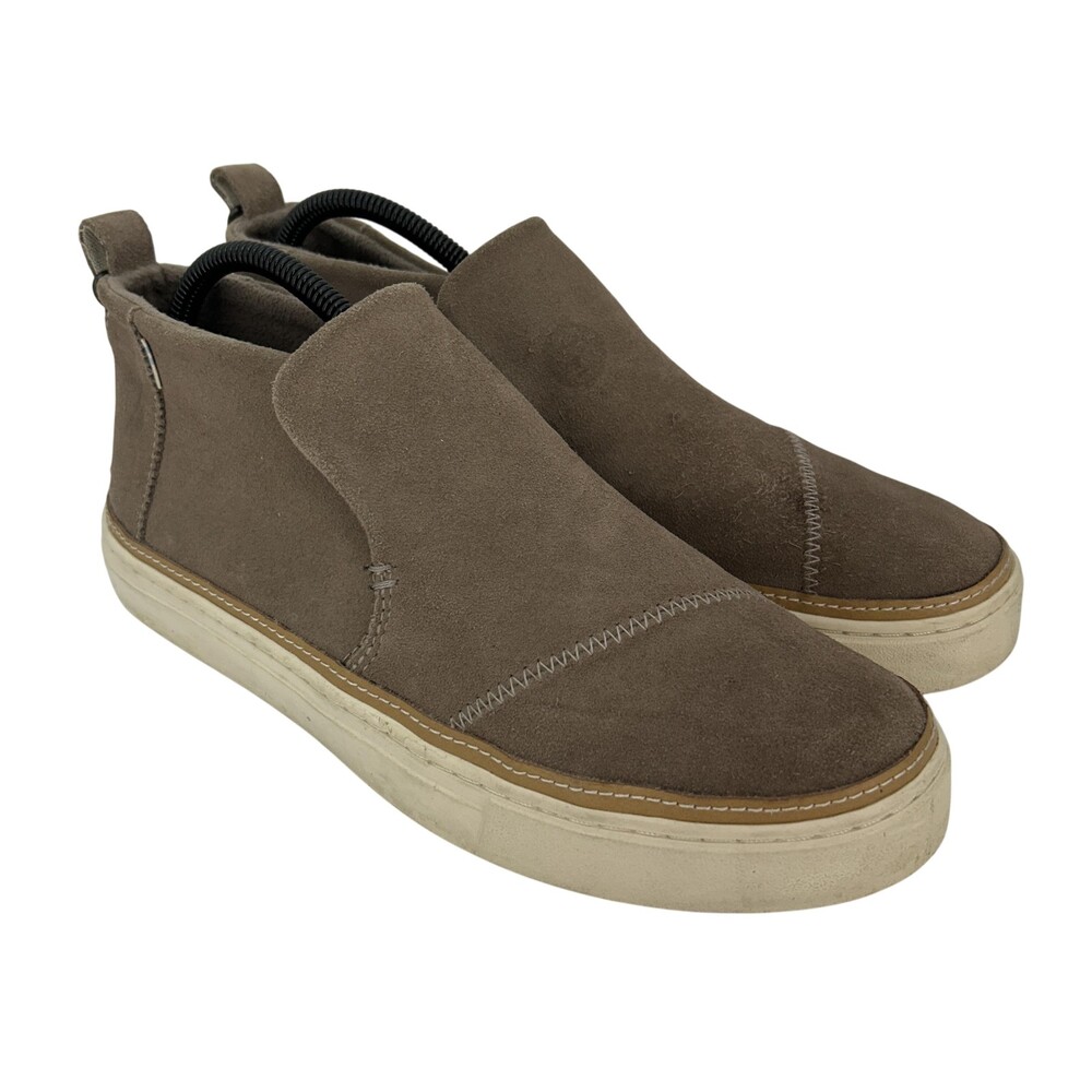 TOMS Boots Womens Size 9 Paxton Suede Faux Tassel Ankle Slip On Booties